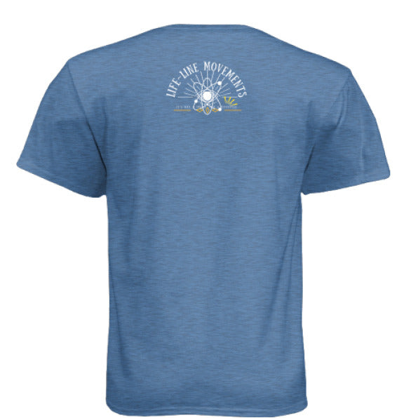 Heather Cool Blue - BACK