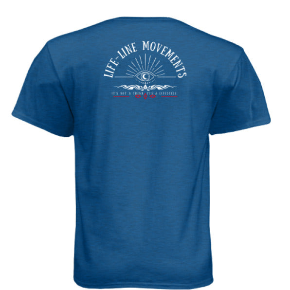 Heather Cool Blue - BACK