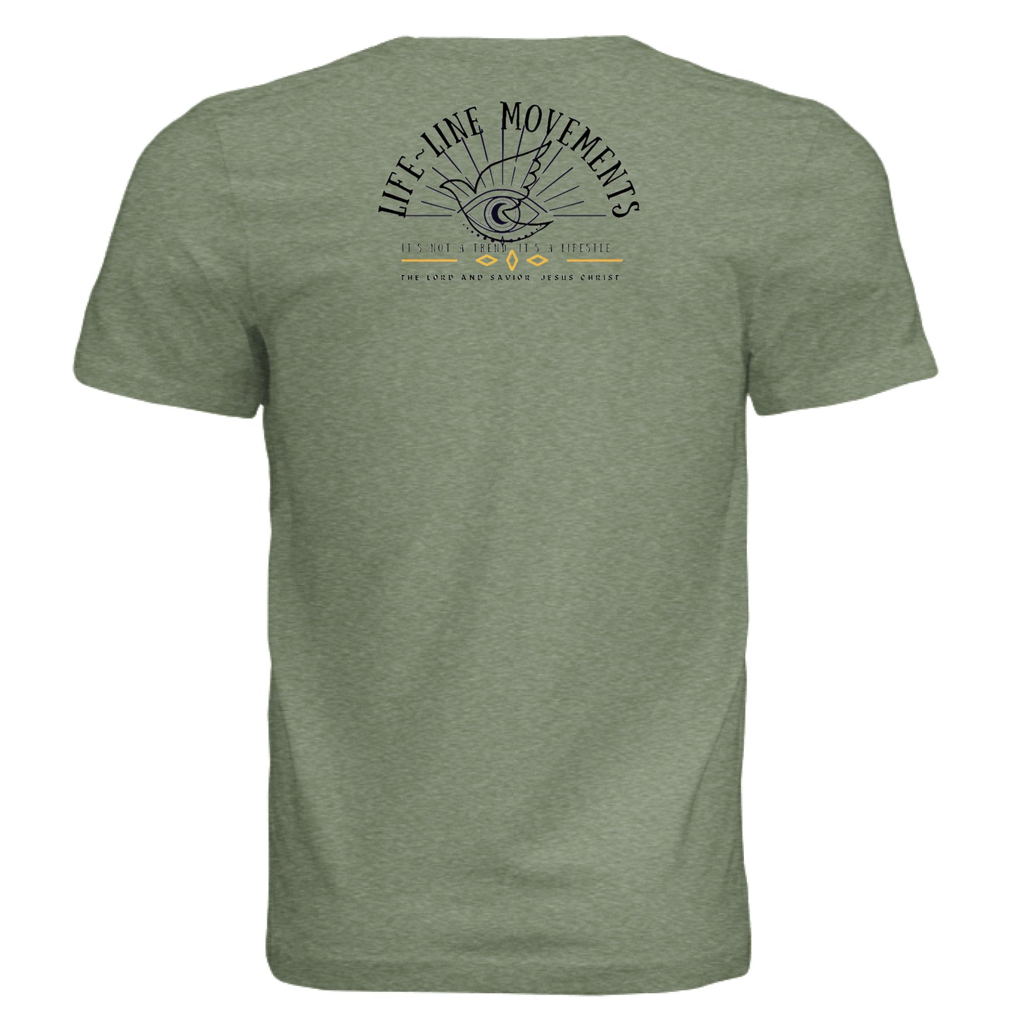 OLIVE TRIBLEND - BACK