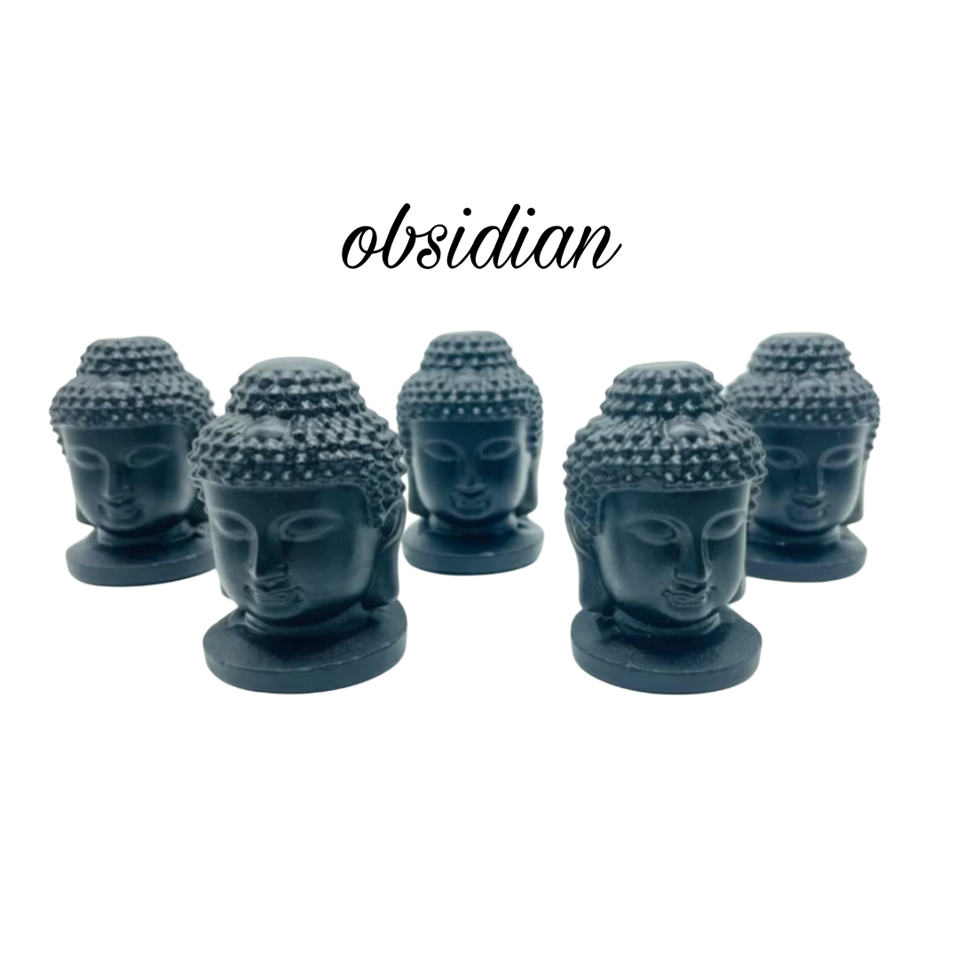 Obsidian Crystal Budda