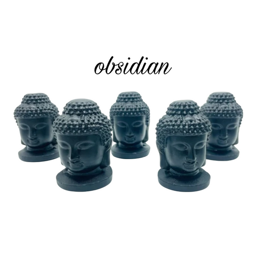 Obsidian Crystal Budda