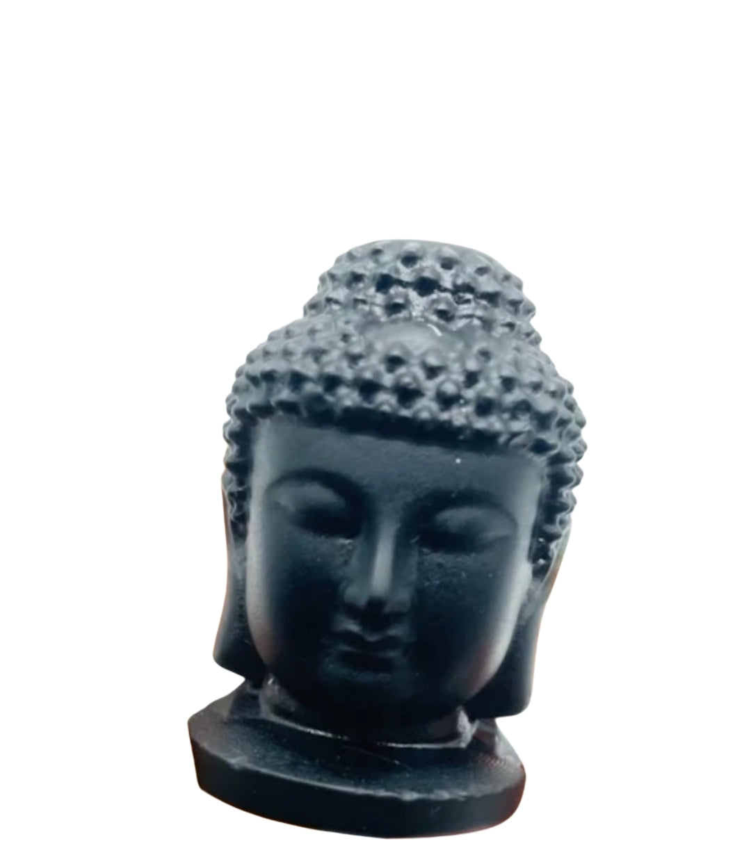 Obsidian Crystal Budda