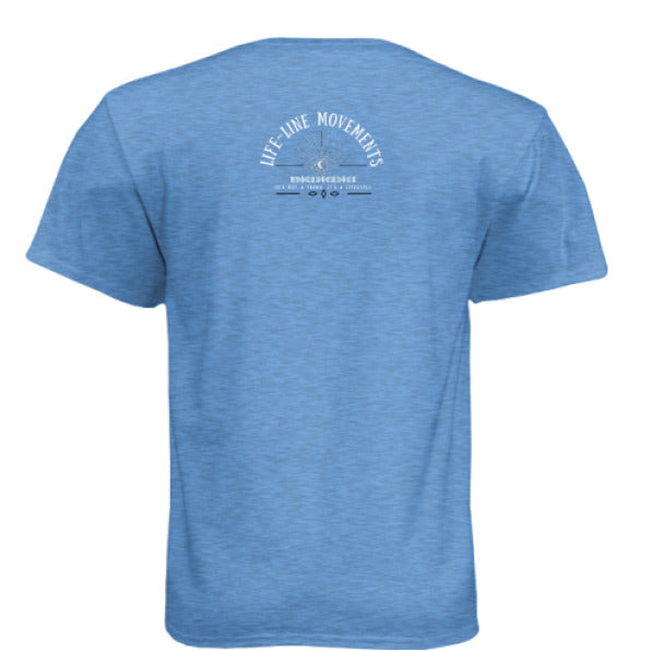 Heather Columbia Blue - BACK