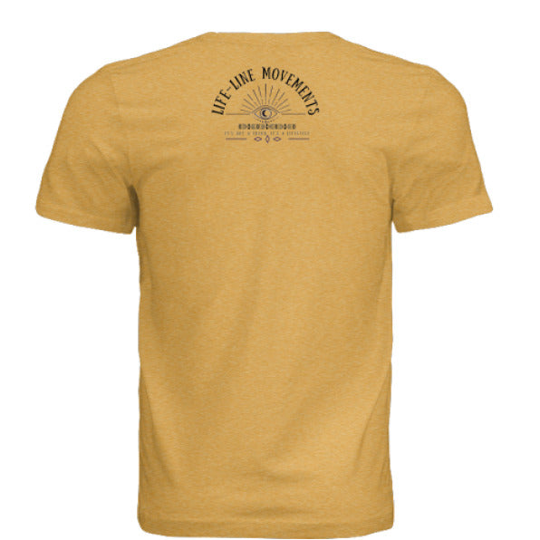 Mustard Triblend - BACK