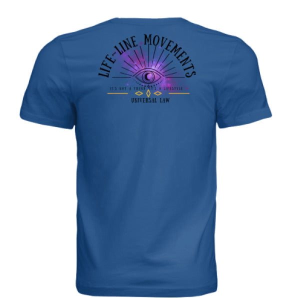 Solid True Royal Triblend - BACK