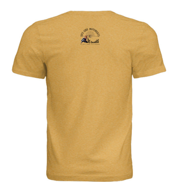 Mustard Triblend - BACK