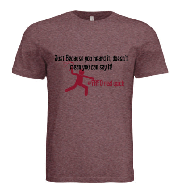 MAROON TRIBLEND - FRONT