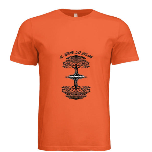 Solid Orange Triblend - FRONT