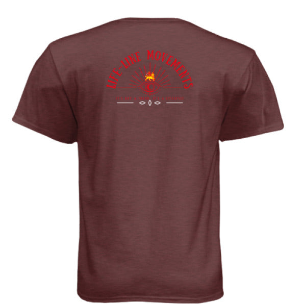 Heather Maroon - BACK