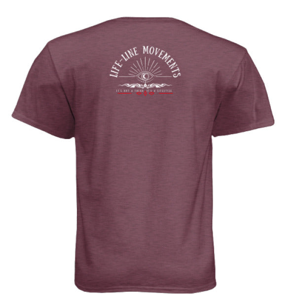 Heather Maroon - BACK