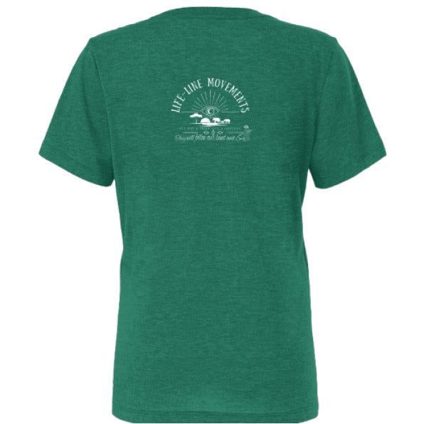 Kelly Triblend - BACK