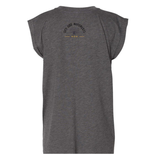 DARK GRY HEATHER - BACK