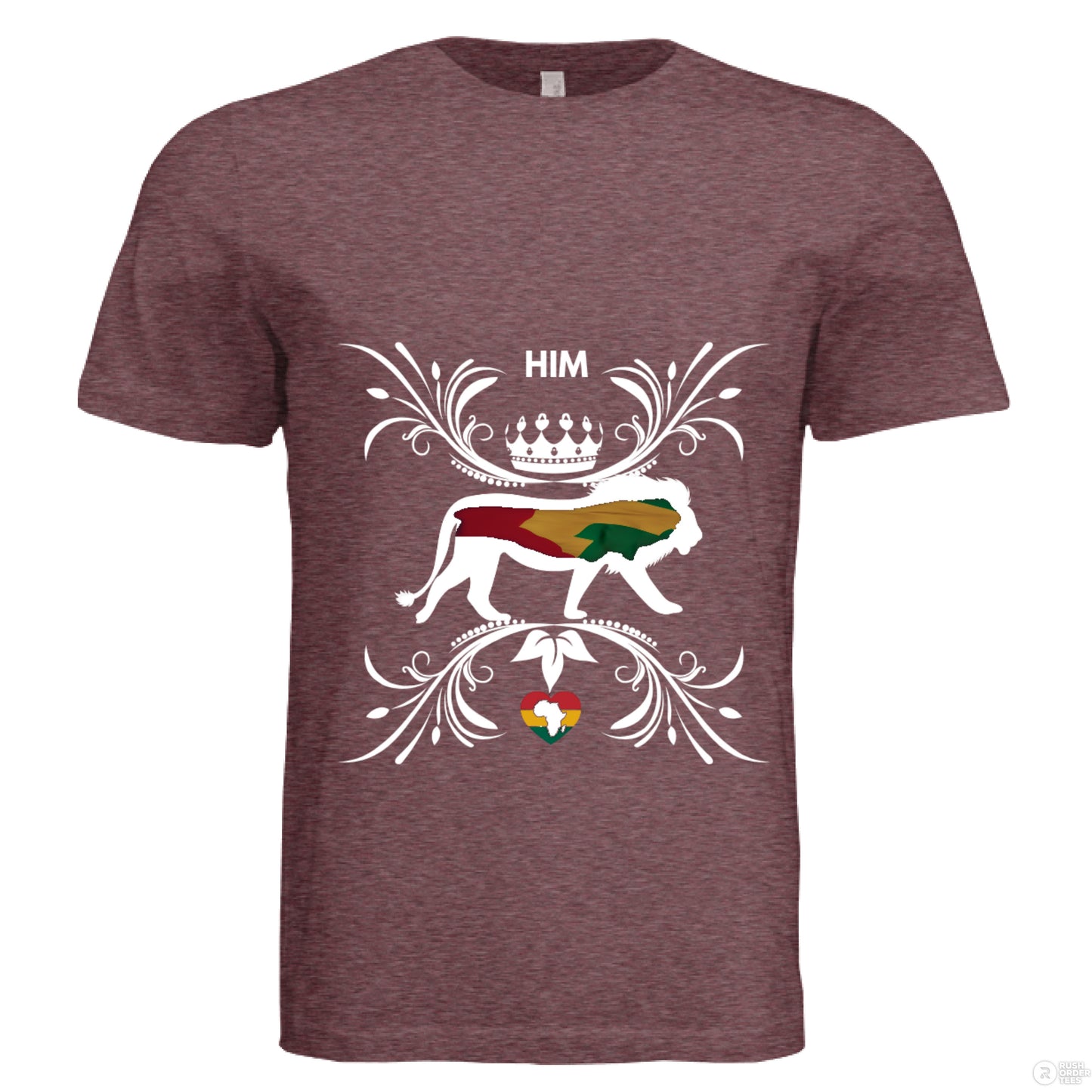 MAROON TRIBLEND - FRONT