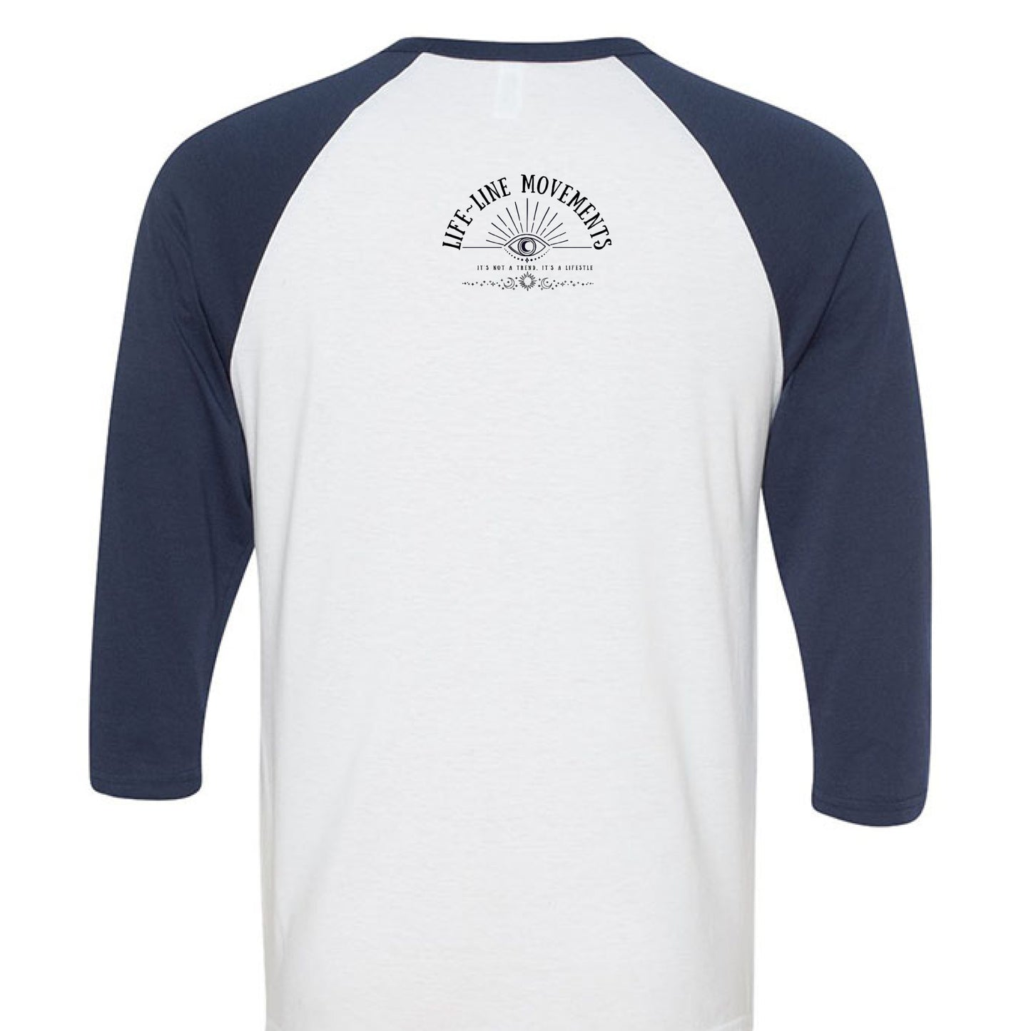 WHITE/NAVY - BACK