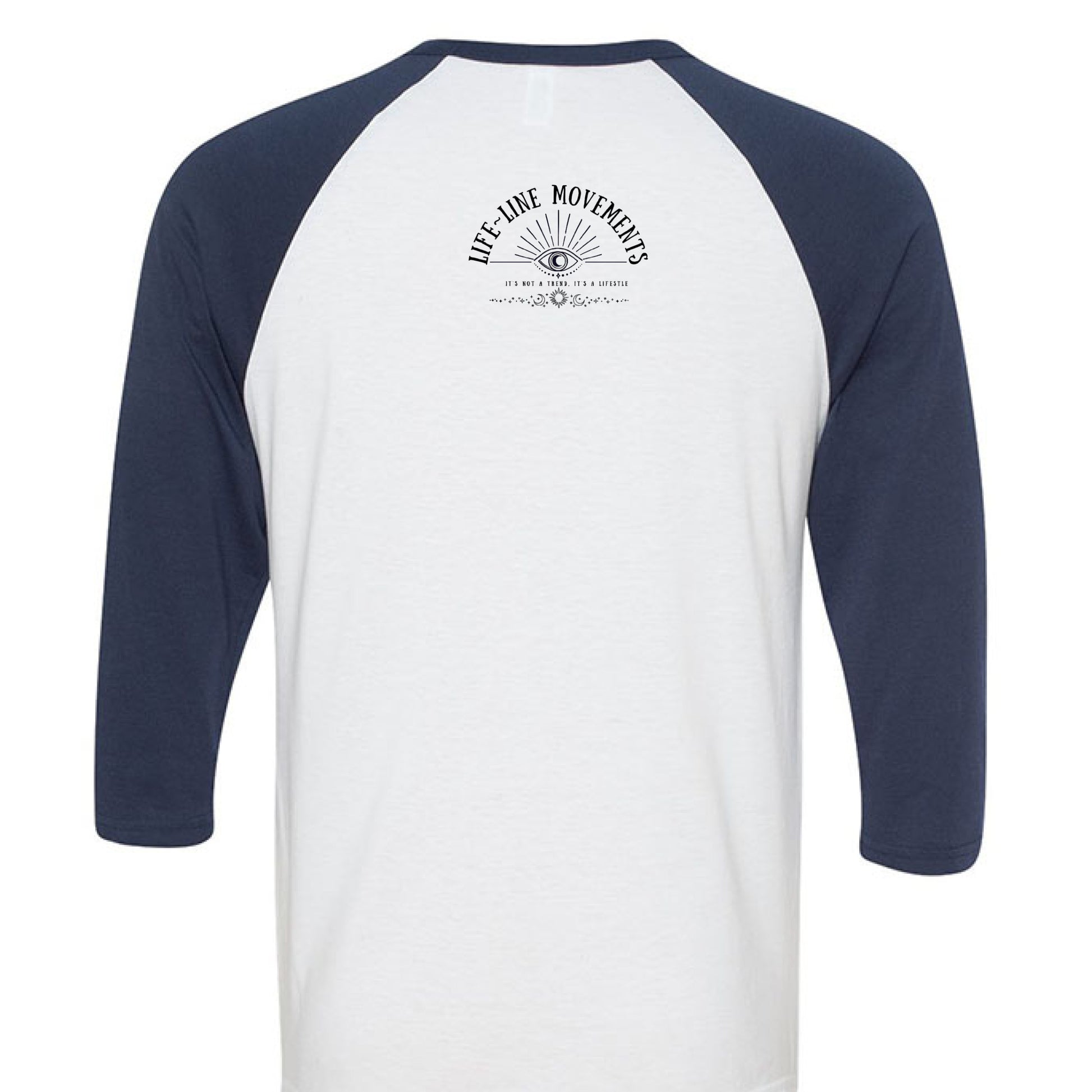 WHITE/NAVY - BACK