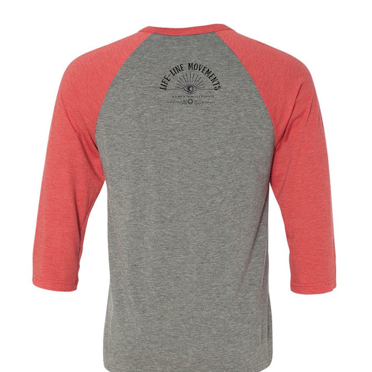 GREY/LT RED TRIBLEND - BACK