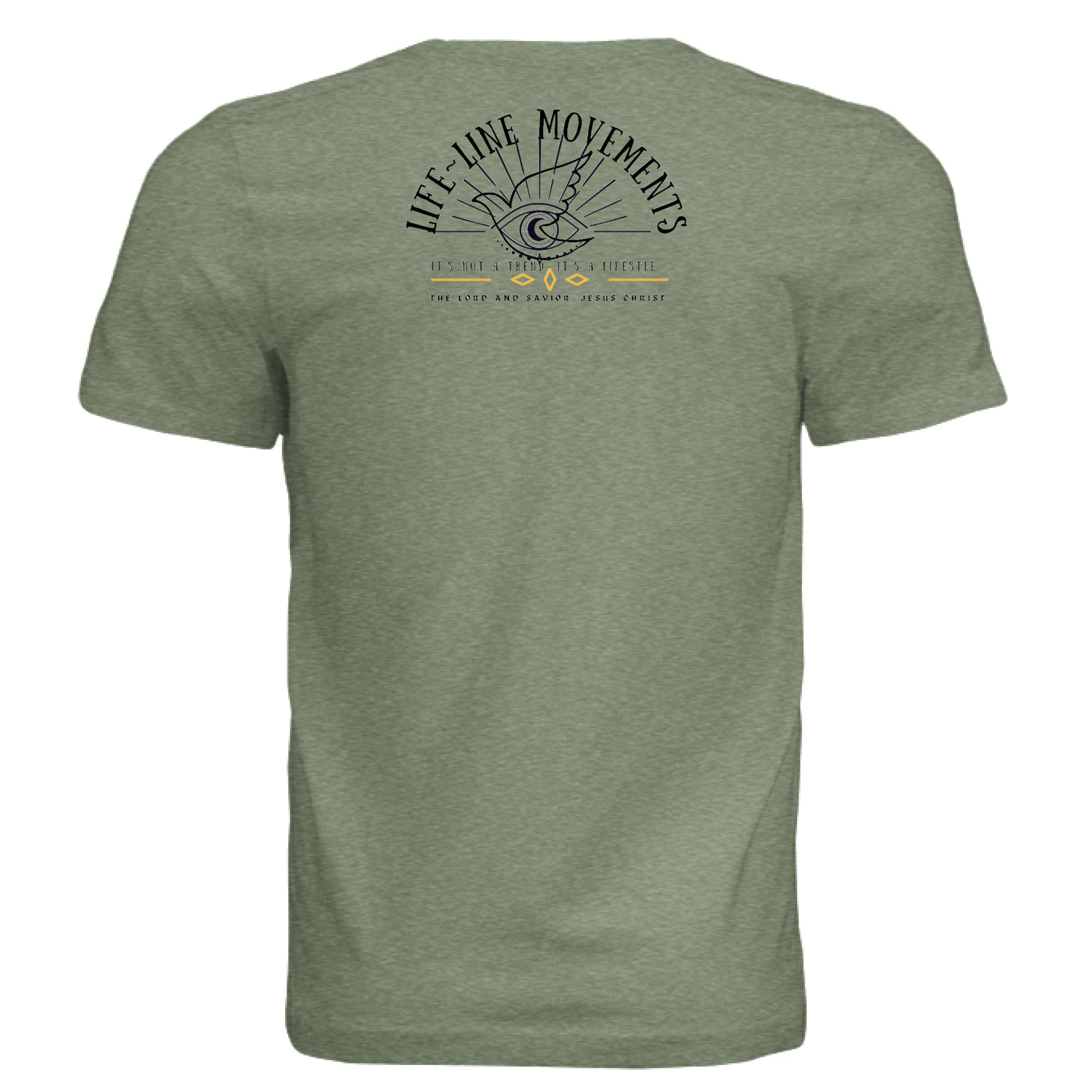 OLIVE TRIBLEND - BACK