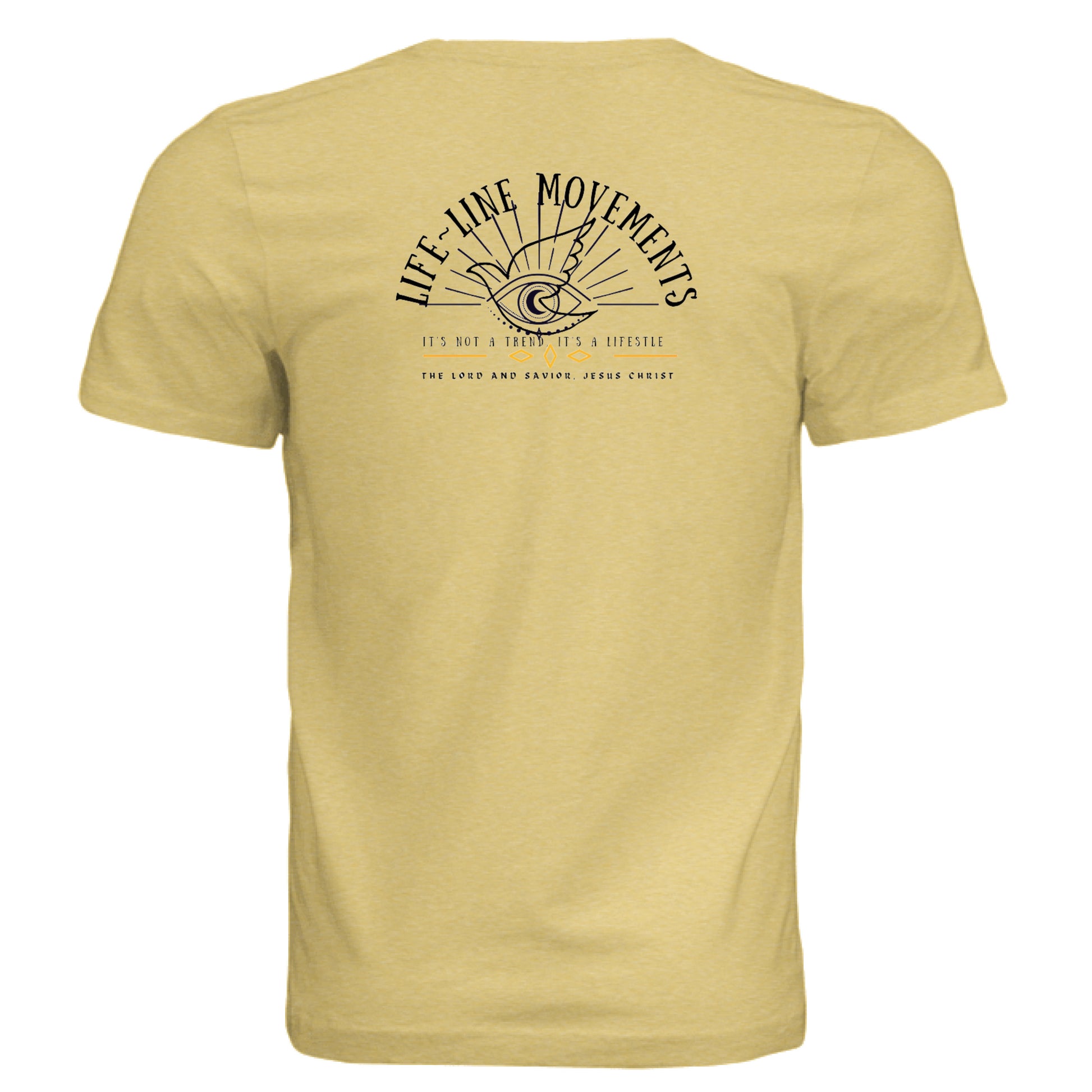 Mustard Triblend - BACK