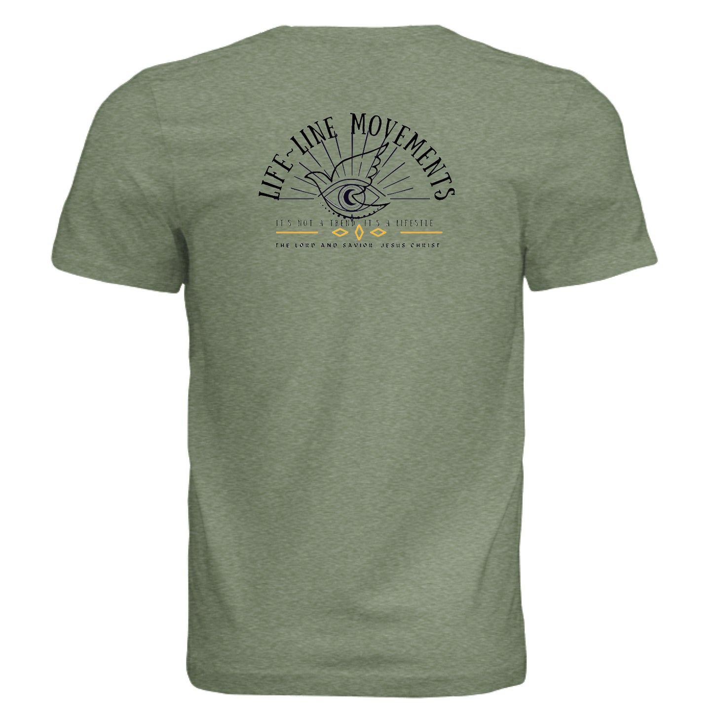 OLIVE TRIBLEND - BACK