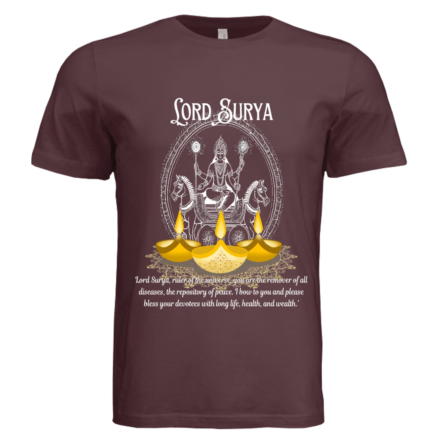 Solid Maroon Triblend - FRONT