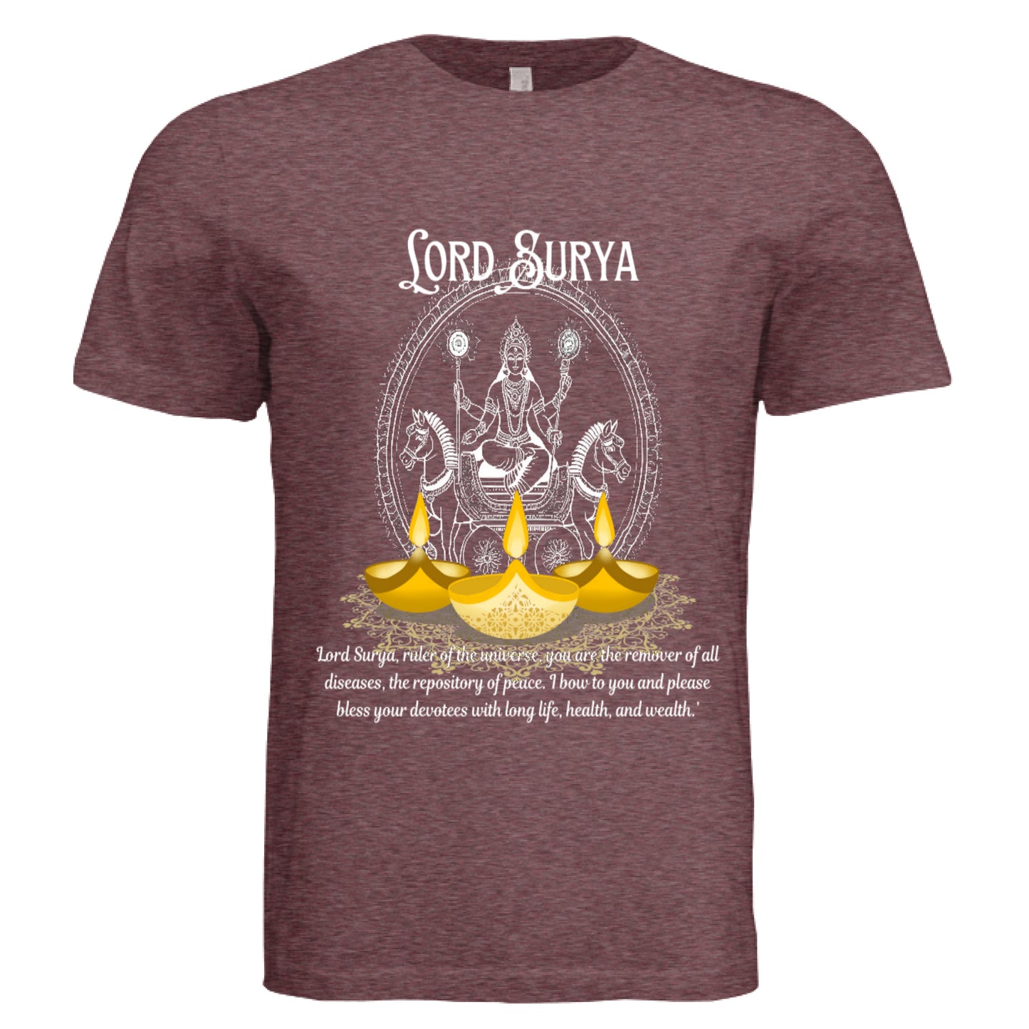 MAROON TRIBLEND - FRONT